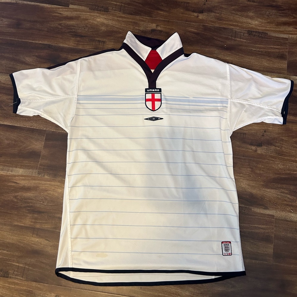 Vintage England 2003-2005 Home Jersey